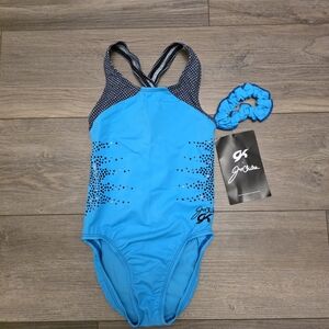 Jordan Chiles "Nautical Illusion" Workout Leotard, Part of Signature Collection